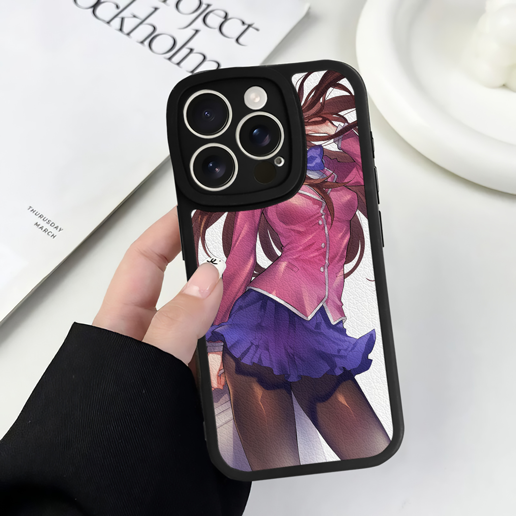 （画像用） 遊☆戯☆王 Yu-Gi-Oh! 【iPhone 16シリーズ対応】シリコンスマホケース（レザー調） 材質：シリコン